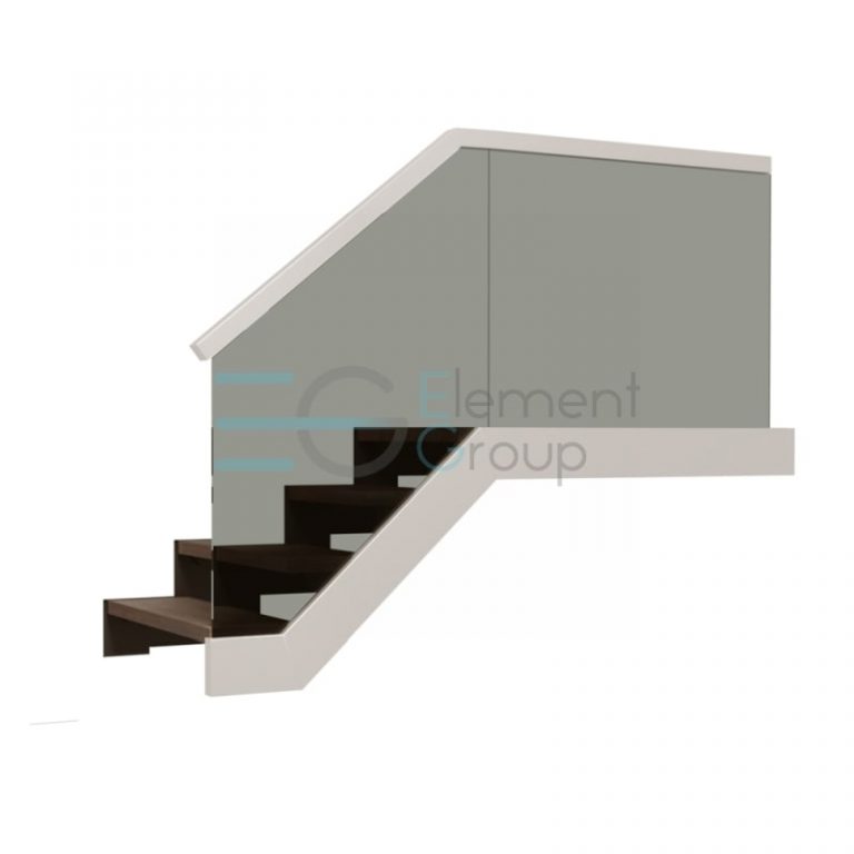 Ограждение с алюминиевым профилем